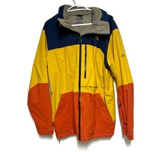 Vintage The North Face Steep Series HyVent Alpha Mens parka/ski colorblock Sz L